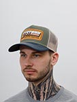 Бейсболка STETSON арт. 7751196 TRUCKER CAP CHROME (синий / оливковый)